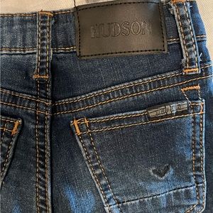2 HUDSON Jeans 3 month baby Adjustable waist & 24 month old jeans Hudson See pic